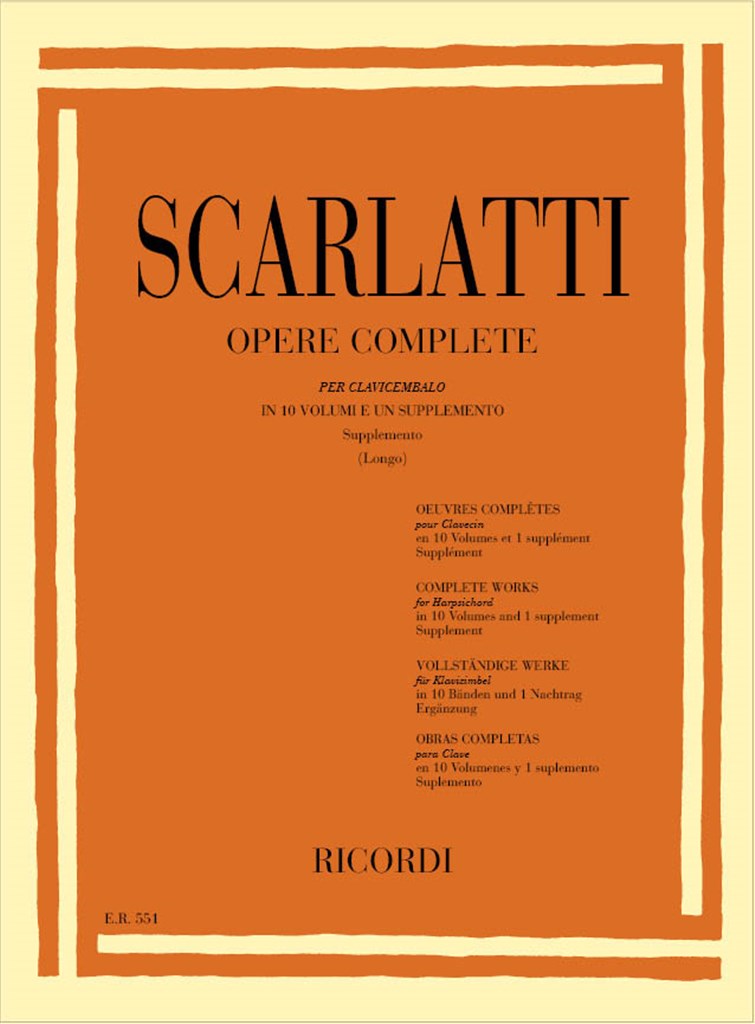 Opere Complete Per Clavicembalo In Dieci Volumi